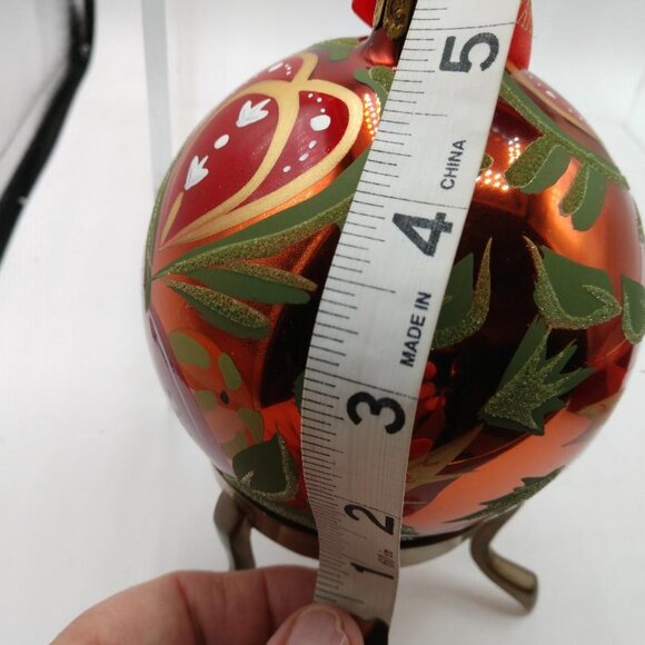 Waterford Holiday Heirlooms Irish Harvest Ball Ornament Made in Romania W/Box - Picture 4 of 13